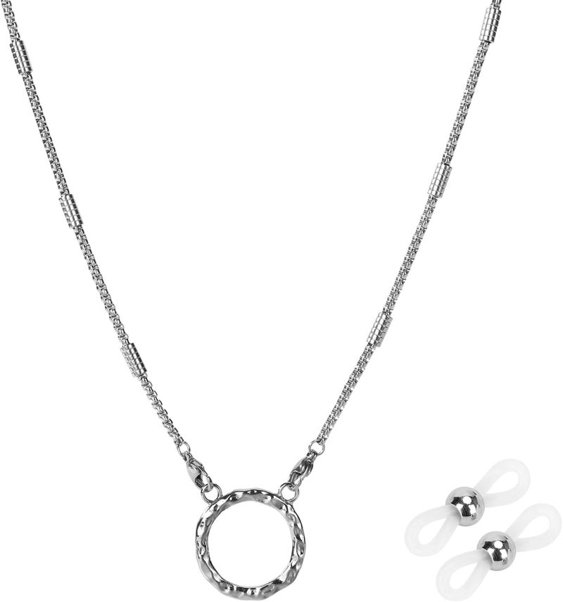 Hongeely Glasses Holder Chain Loop Eyeglasses Necklace Ring for Women Reading Glasses Sunglasses Necklace for Men - Image 1